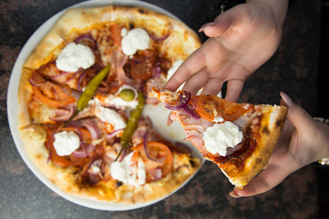 Pizza iz popularne koprivničke Pizzerije Kalimero