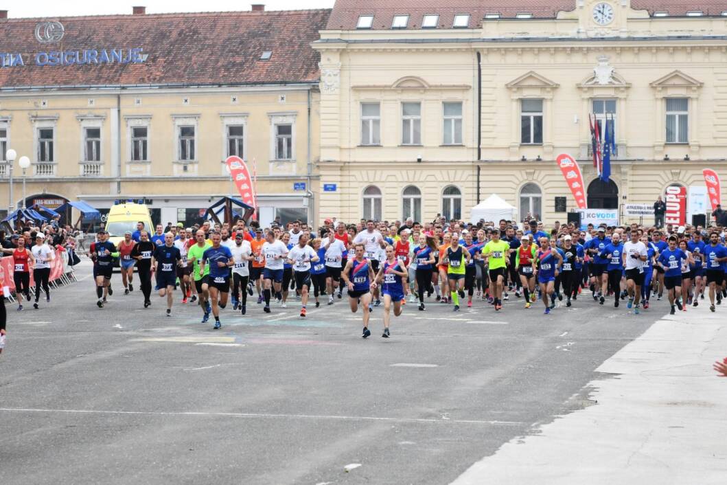 Trkači i trkačice Koprivničkog polumaratona u Koprivnici