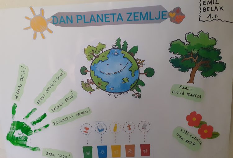 Dječji rad za Dan planeta Zemlje i Dan Komunalca