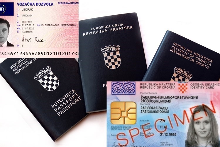 Osobni dokumenti - vozačka dozvola - putovnica - osobna iskaznica