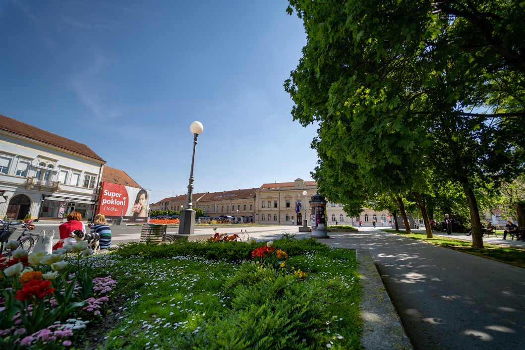 Zrinski trg u Koprivnici // Foto: Luka Krušec / LuMedia