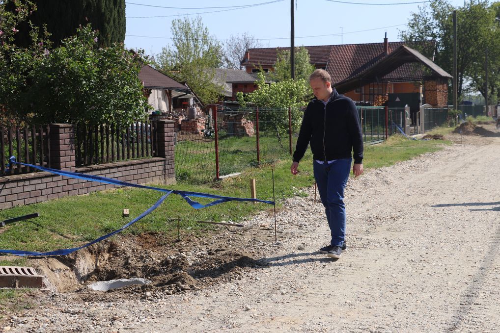 Komunalni radovi u Marovskoj ulici u Herešinu