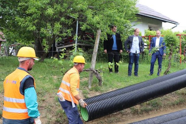 Radovi na izgradnji vodovodne i kanalizacijske mreže