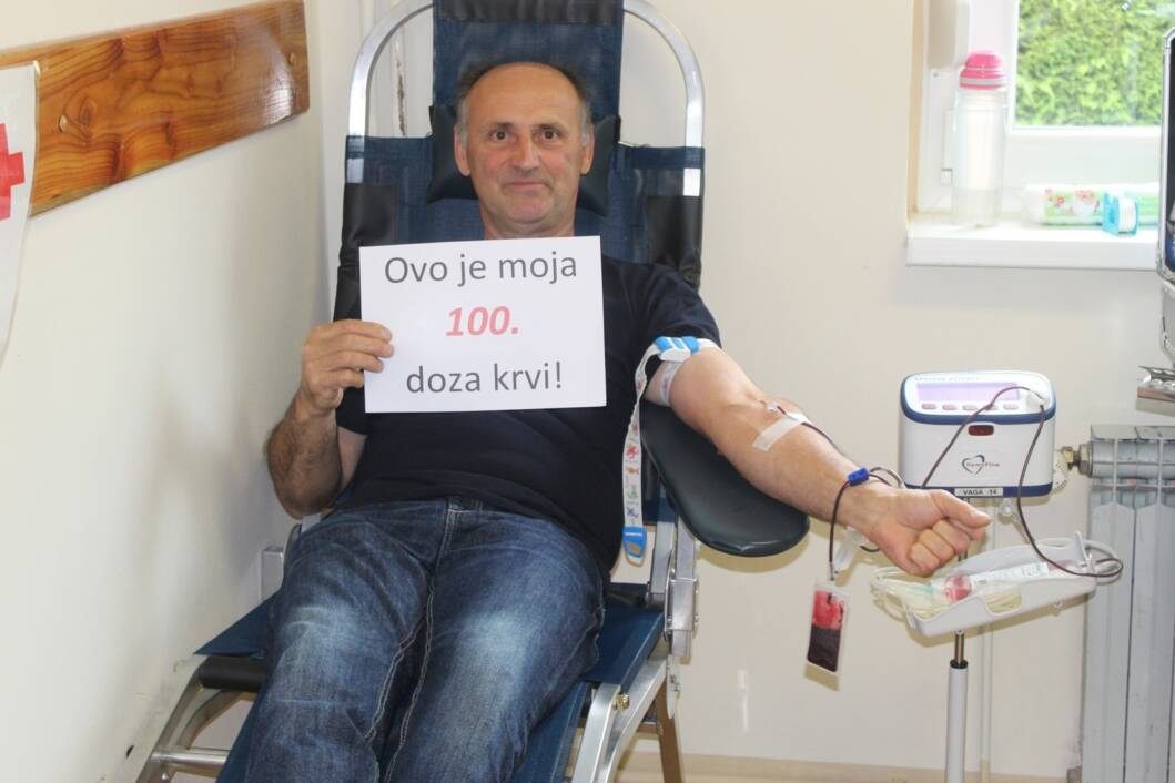 Dobrovoljni darivatelj krvi Ivica Grudić iz Rasinje