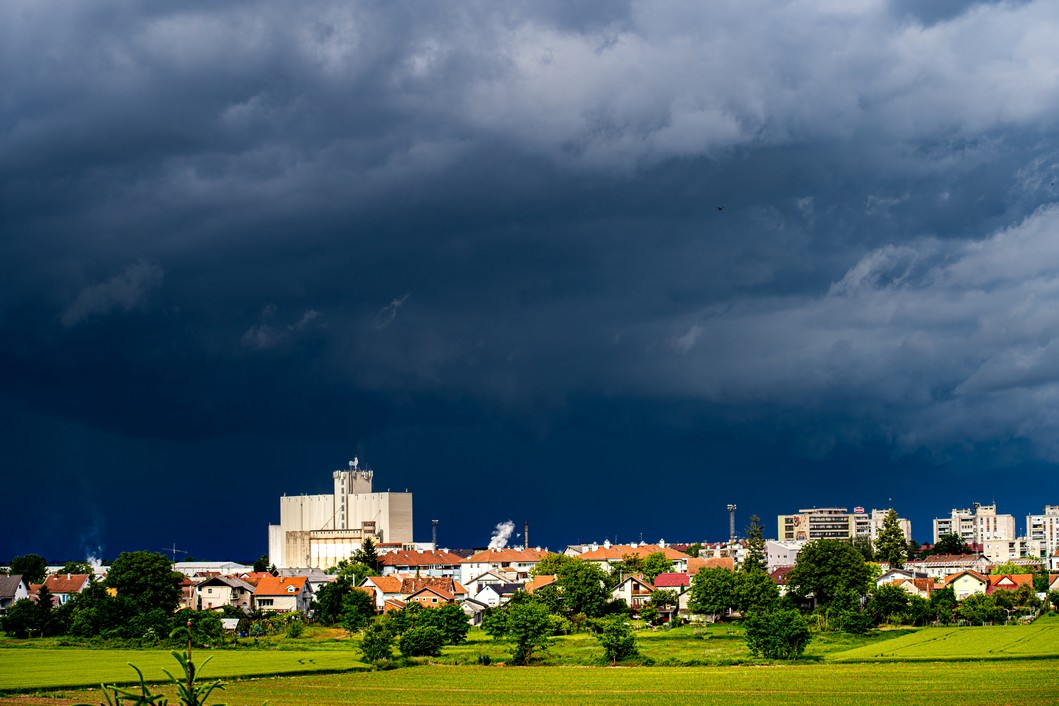 Nevrijeme nad koprivnicom // Foto: Luka Krušec / LuMedia