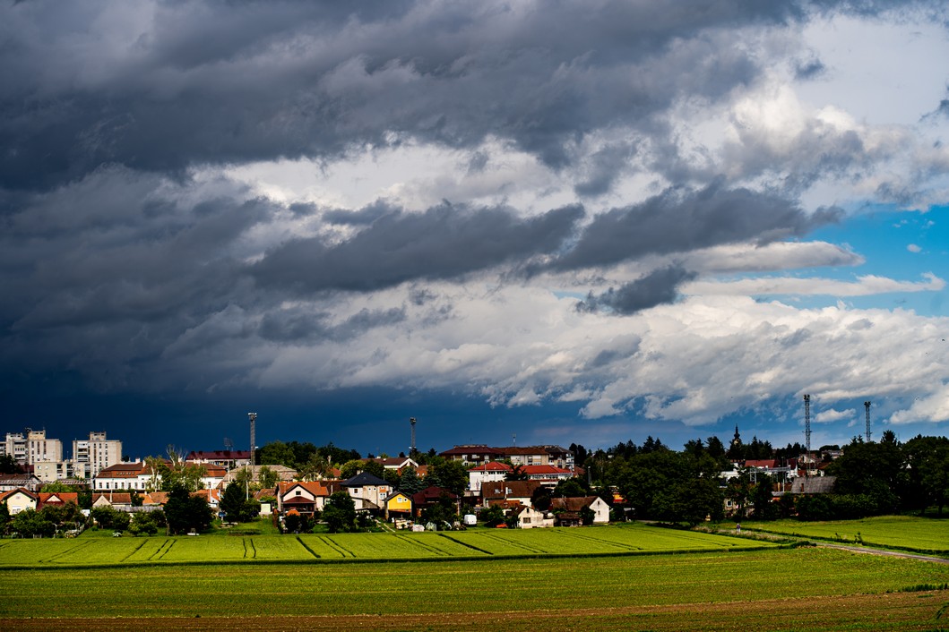 Nevrijeme nad koprivnicom // Foto: Luka Krušec / LuMedia