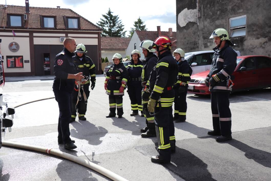 Osposobljavanje za vatrogasne dočasnike u Koprivnici