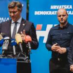 Kandidati HDZ-a u Koprivnici // Foto: Luka Krušec / LuMedia