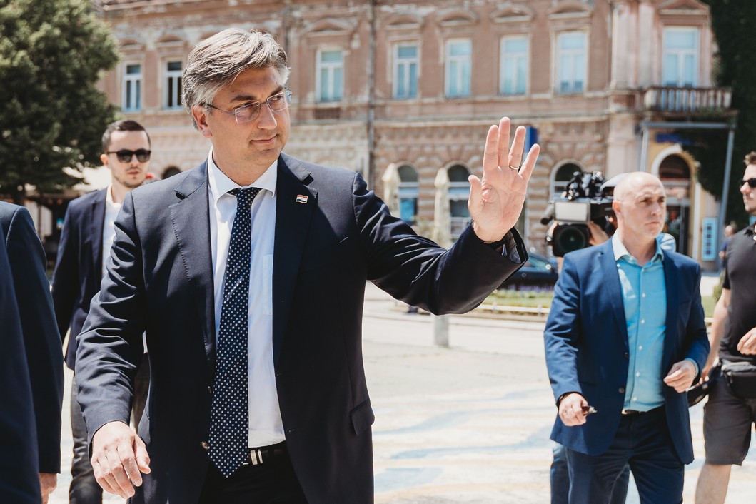 Andrej Plenković u Koprivnici // Foto: Luka Krušec / LuMedia