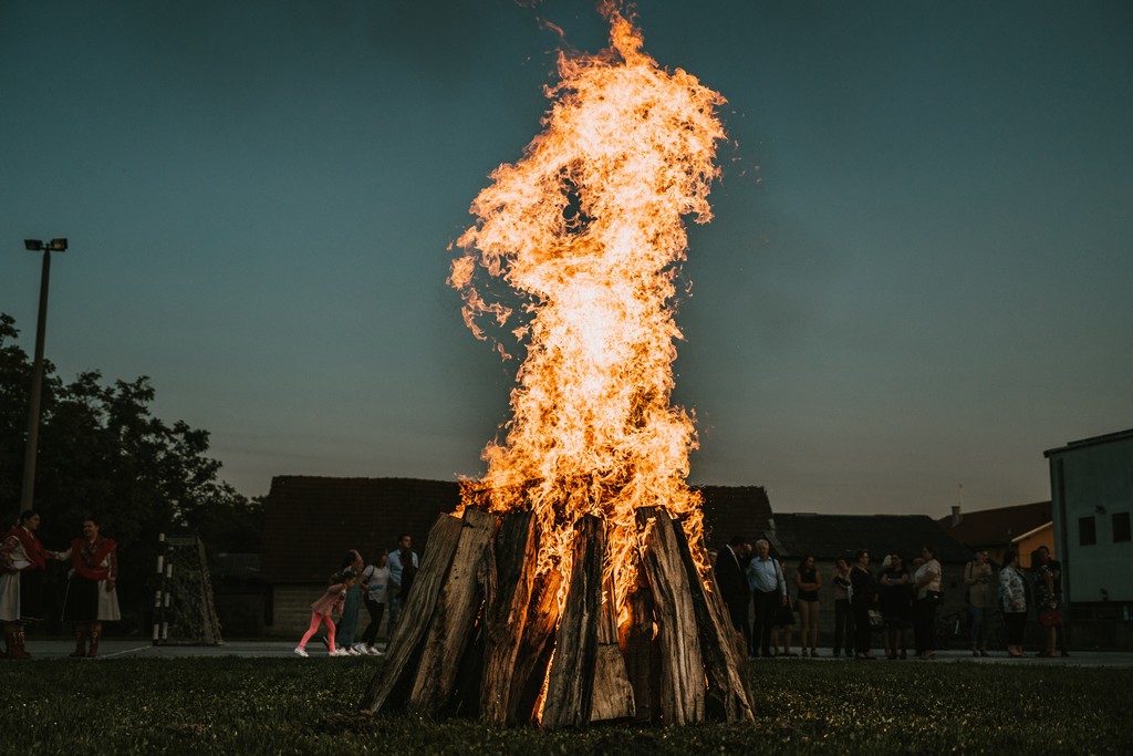 Krijes nakon svečane sjednice Općine Koprivnički Ivanec // Foto: Luka Krušec / LuMedia