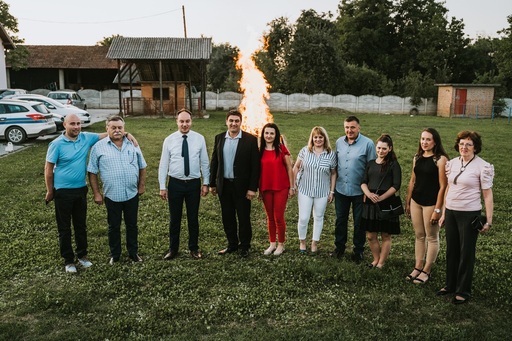 Krijes nakon svečane sjednice Općine Koprivnički Ivanec // Foto: Luka Krušec / LuMedia