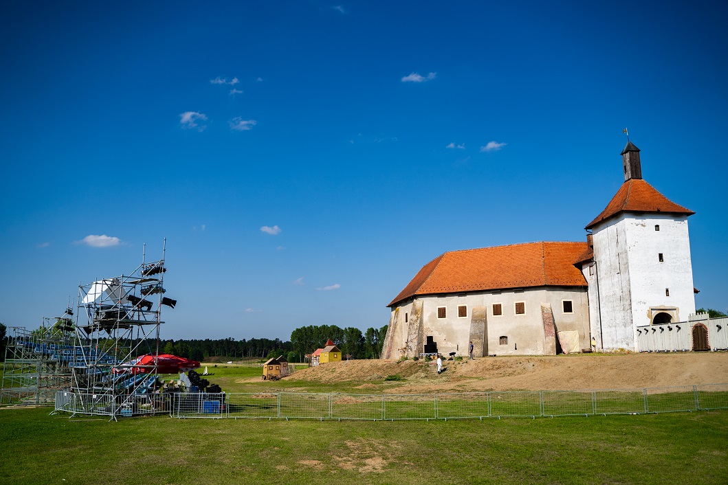 Pozornica je spremna za Napad na grad // Foto: Luka Krušec / LuMedia