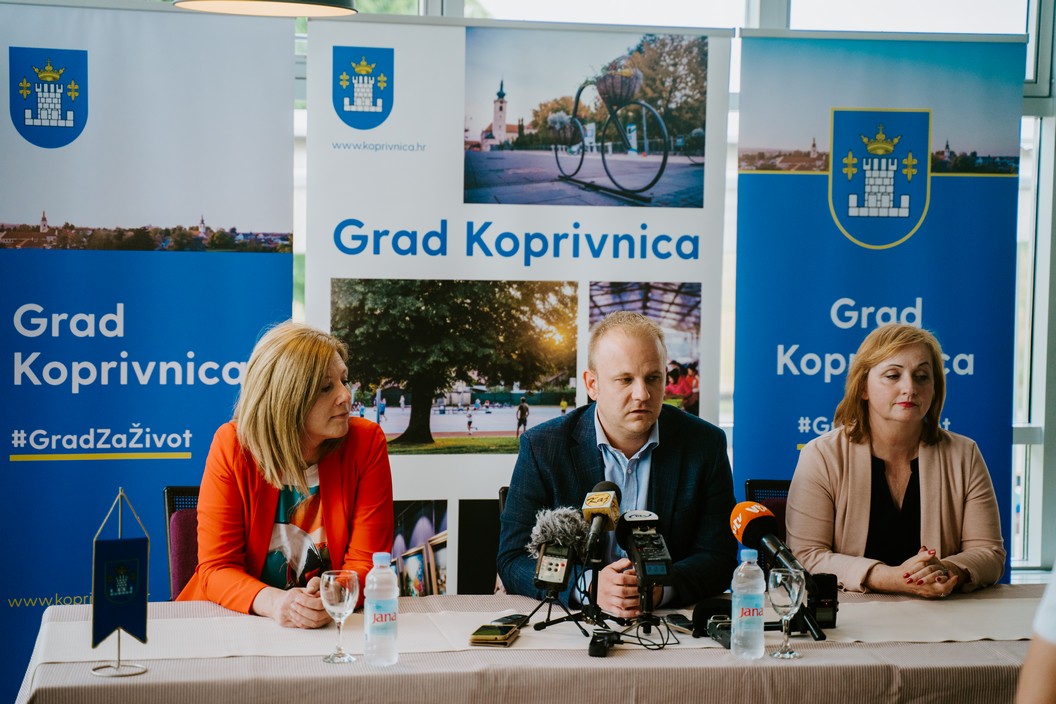 Press konferencija Grada Koprivnice // Foto: Luka Krušec / LuMedia