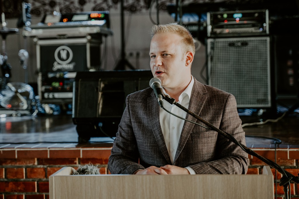 Mišel Jakšić na svečanoj sjednici Općine Koprivnički Ivanec // Foto: Luka Krušec / LuMedia