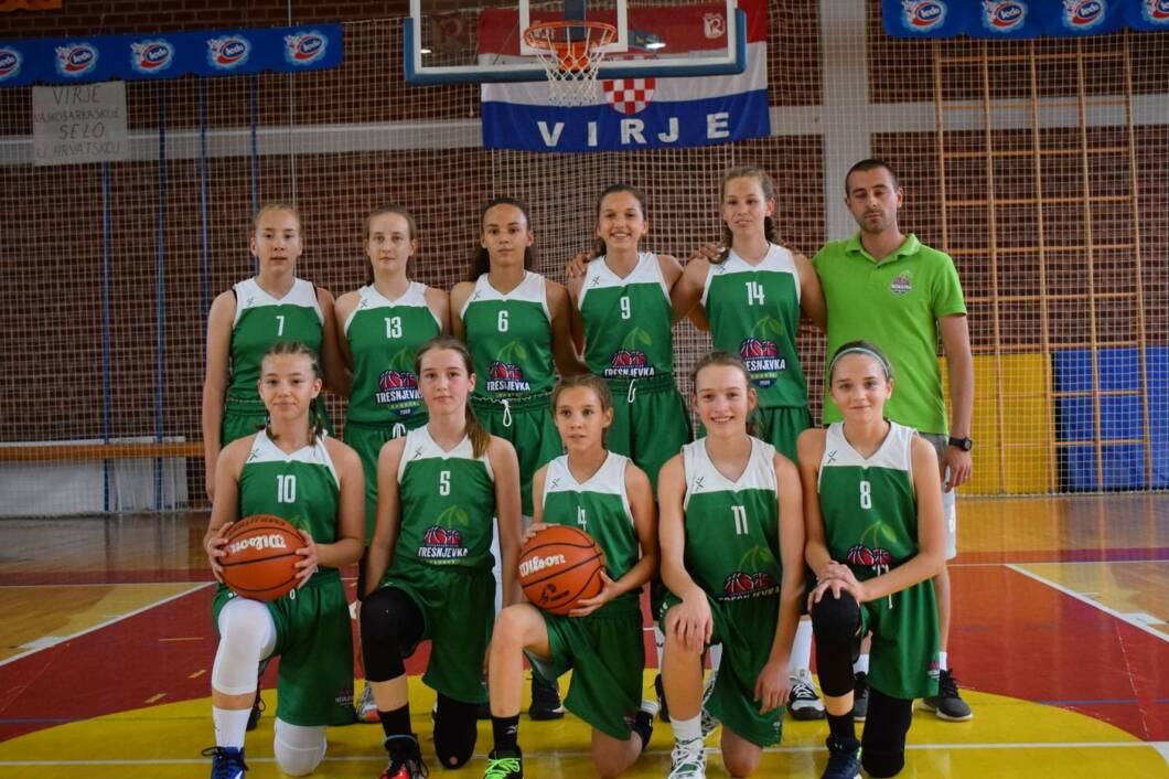 Mlade košarkašice Trešnjevke iz Zagreba