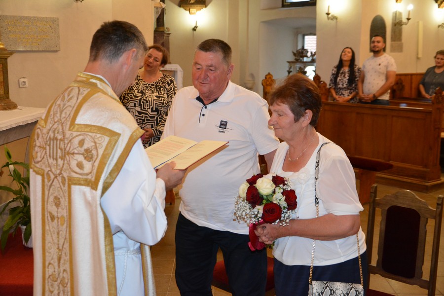 Tomo i Dragica Šagud obnovili su bračne zavjete