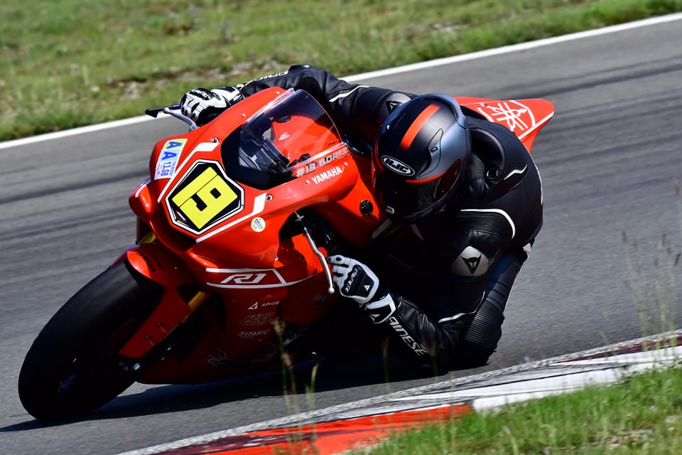 Boris Turković na moto utrci na Grobniku