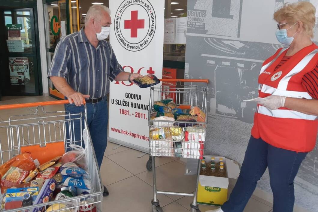 Prikupljanje donacije za Socijalnu samoposlugu u Koprivnici