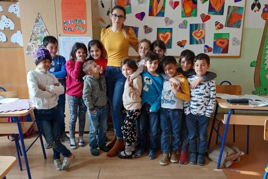 Učenici romske nacionalne manjine