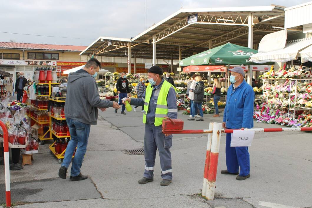 Pojačane mjere na koprivničkoj tržnici