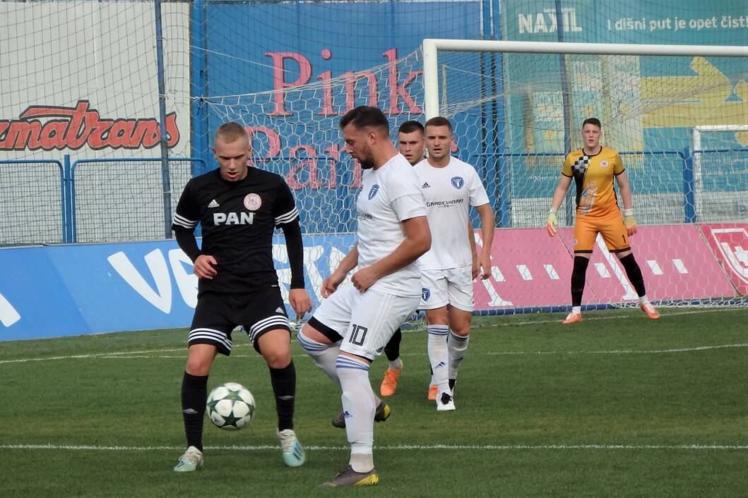 Detalj s utakmice između Tehnike Koprivnice i Tomislava iz Drnja
