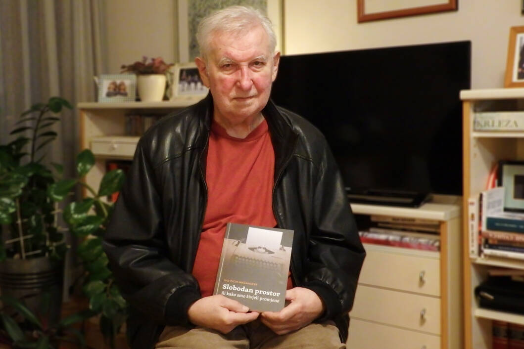 Ivo Čičin Mašansker sa svojom knjigom Slobodan prostor ili kako smo živjeli promjene