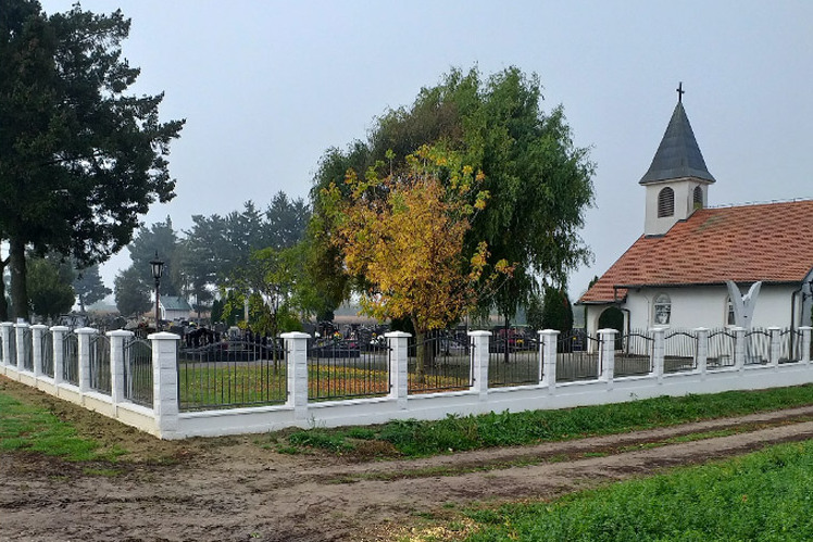 Završena I. faza radova na izgradnji ograde oko mjesnog groblja u Goli