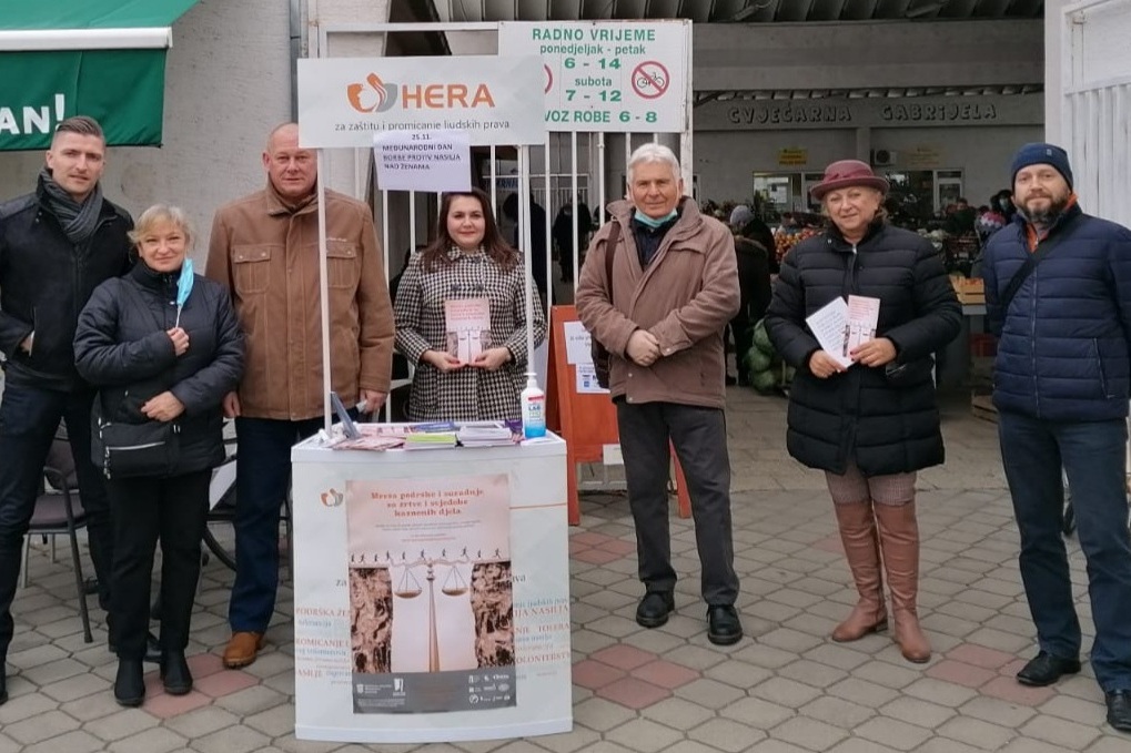 U Đurđevcu održana javna akcija povodom obilježavanja Međunarodnog dana borbe protiv nasilja nad ženama
