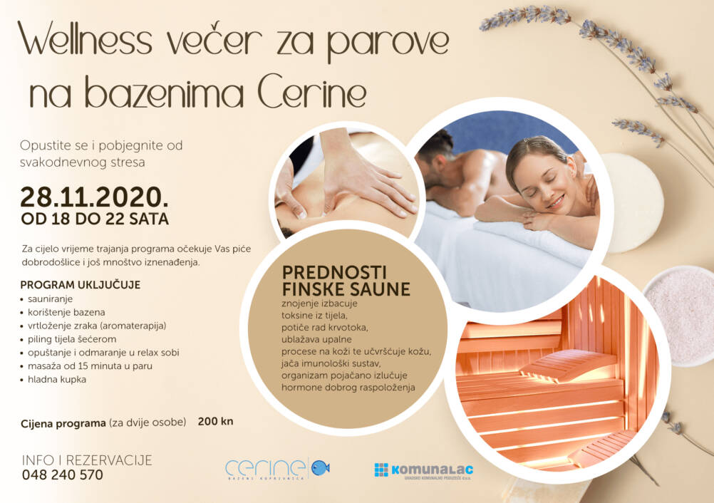 Wellness večer na Cerinama