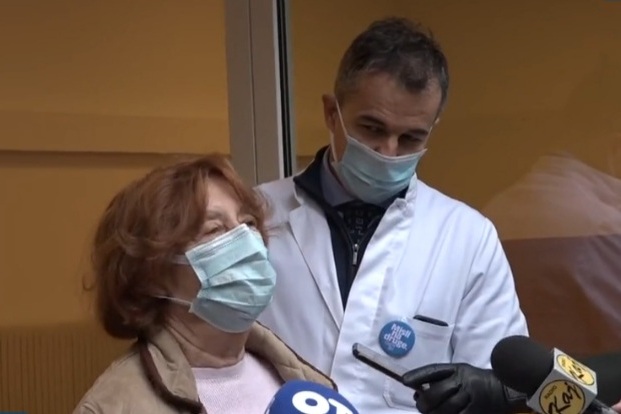 Branka Aničić prva osoba koje se cijepila protiv koronavirusa