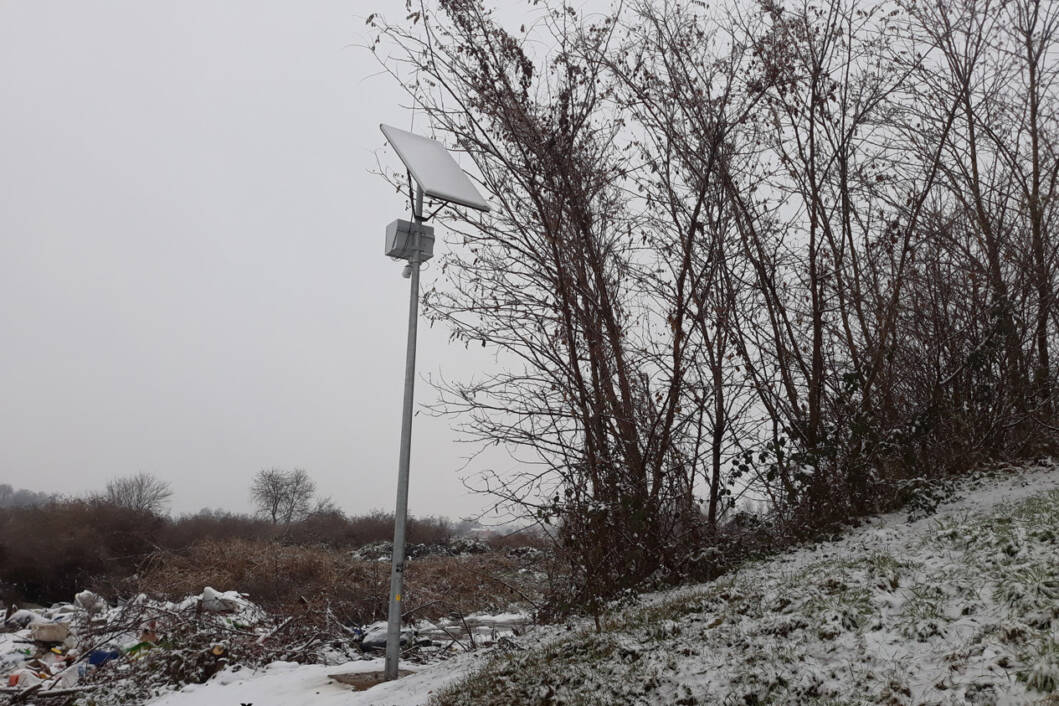 Kamera postavljena na cesti Plavšinac-Delovi