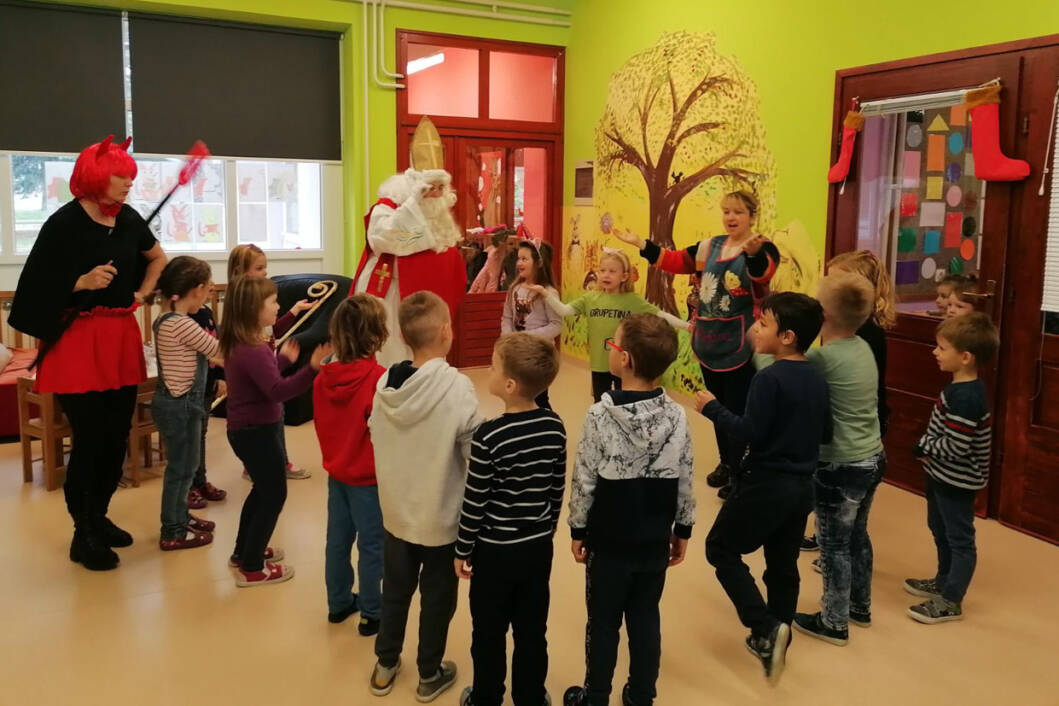 Sveti Nikola u dječjem vrtiću Fijolica u Novigradu Podravskom