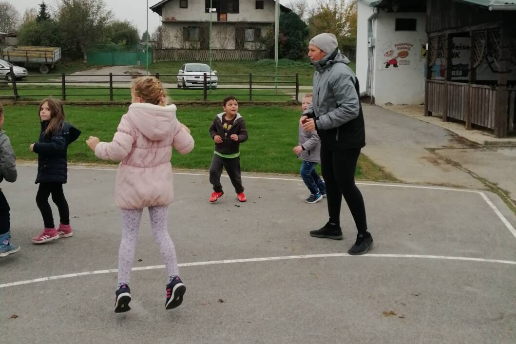 Mališani iz novigradskog vrtića vježbali s Maricom Korolijom