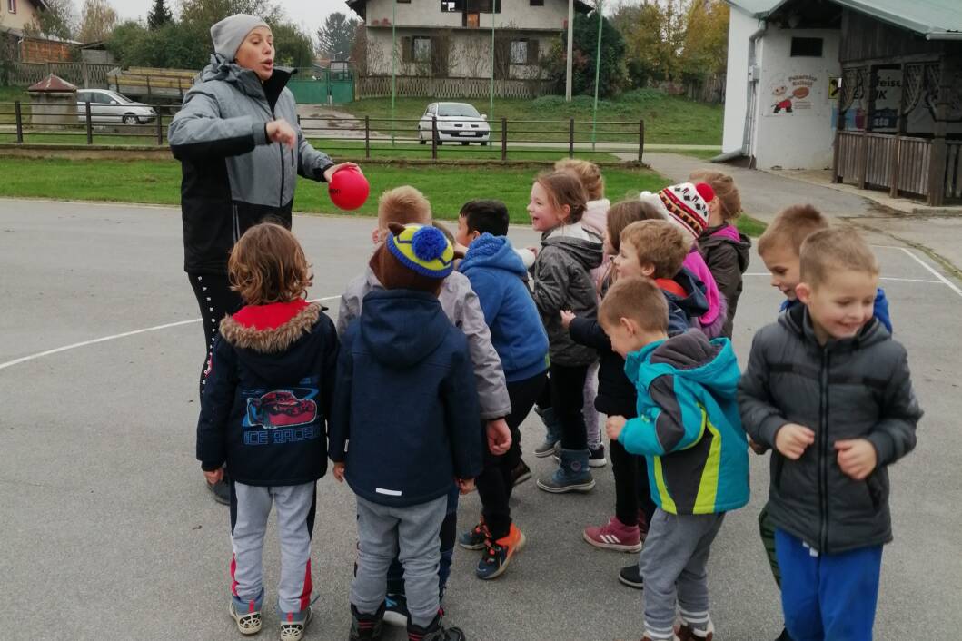 Mališani iz novigradskog vrtića vježbali s Maricom Korolijom