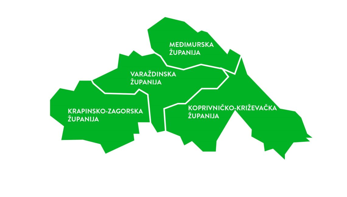 Županije uključene u projekt Piškornica