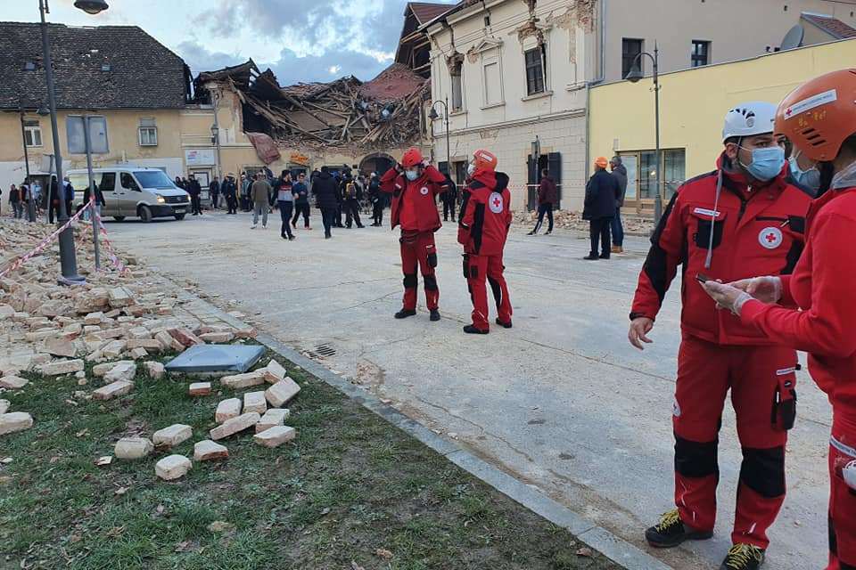 Djelatnici Crvenog križa na terenu