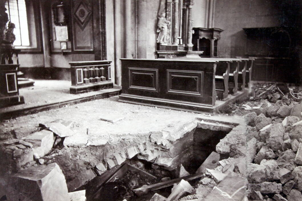 Posljedice razornog potresa u zagrebačkoj katedrali 1880. godine