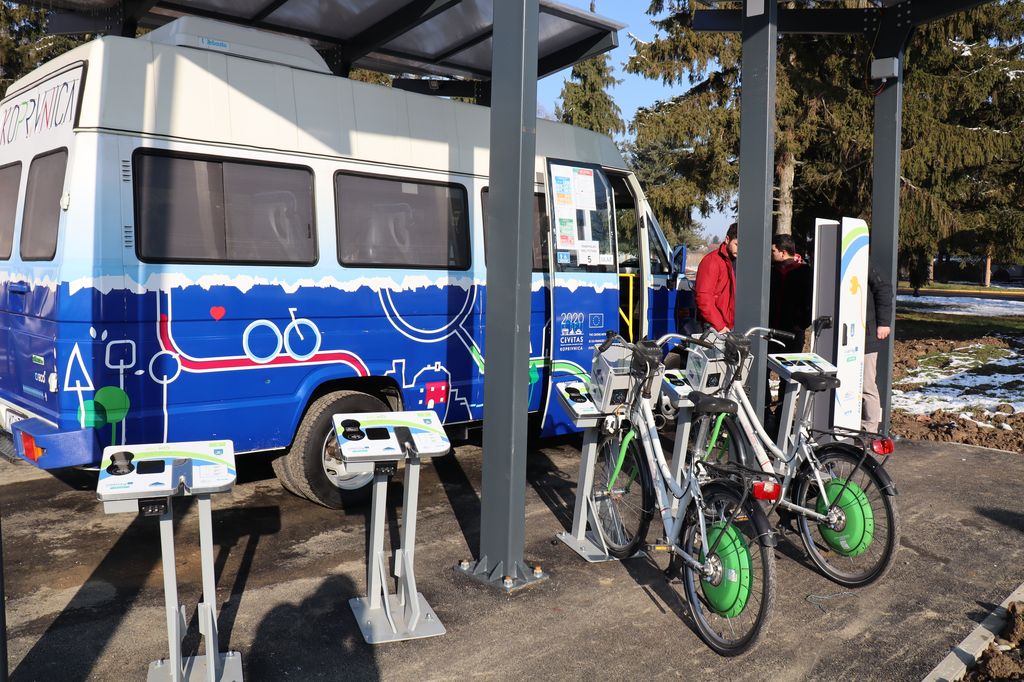 Nova punionica za električne autobuse i bicikle u koprivničkom kampusu