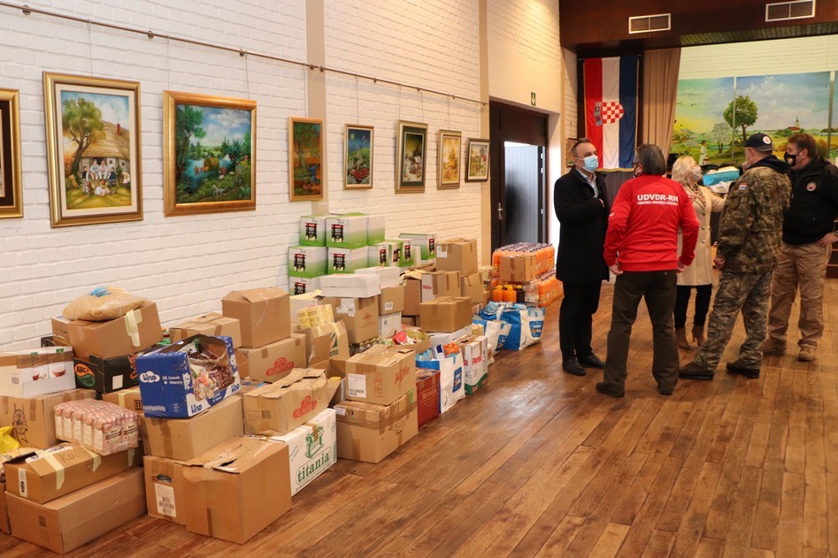 Donacija za stradale u potresu Općine Šentjur, Općine Hlebine i Koprivničko-križevačke županije