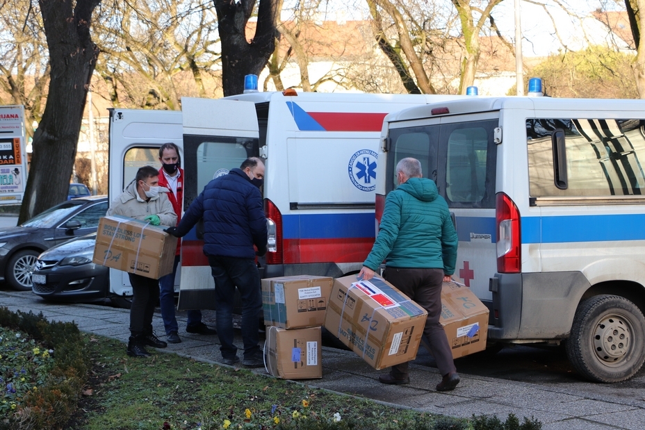 Preuzimanje pošiljke zaštitne medicinske opreme