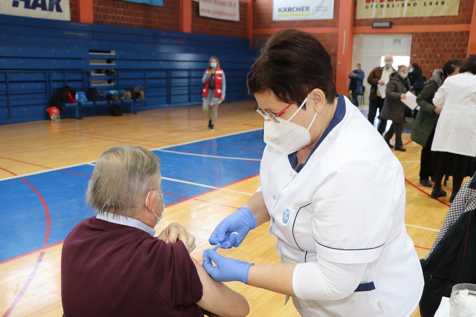 Cijepljenje protiv koronavirusa u Križevcima