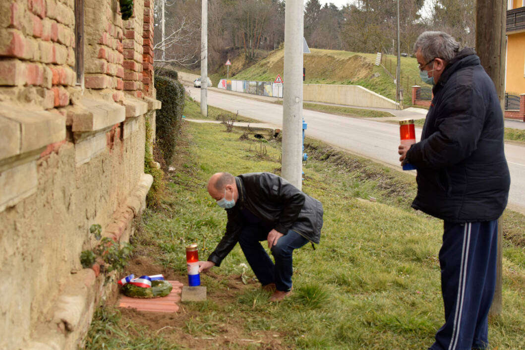 Načelnik Općine Rasinja Danimir Kolman i Josip Mlinarić, predsjednik udruge za očuvanje prirodne i kulturne baštine