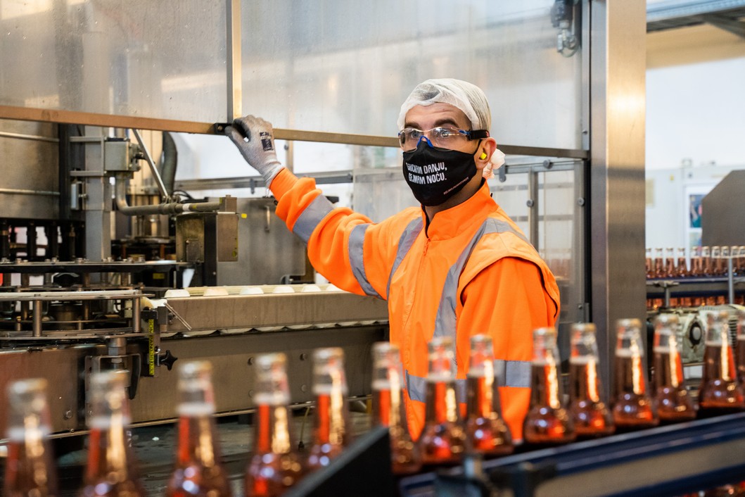 Proizvodnja Somersbyja u koprivničkoj pivovari Carlsbergu