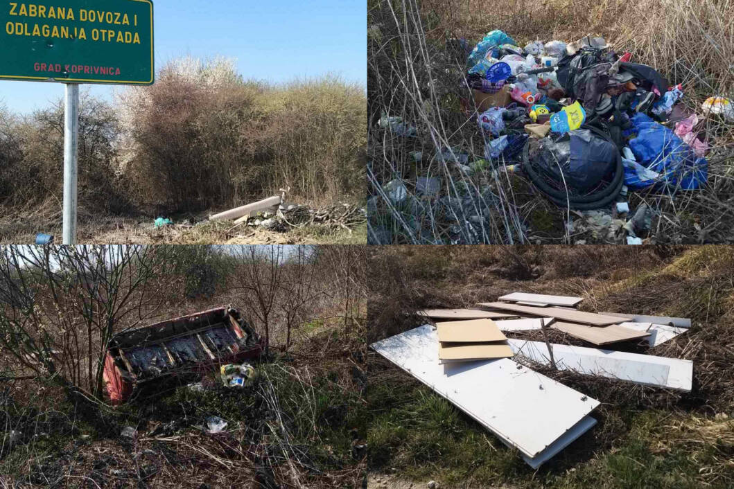 Ilegalno odlagalište otpada u Koprivnici