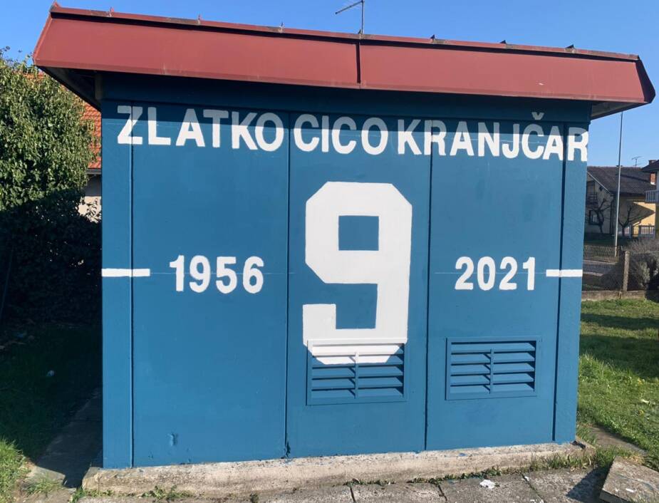 Mural u čas legendarnom Zlatku Cici Kranjčaru u Koprivnici