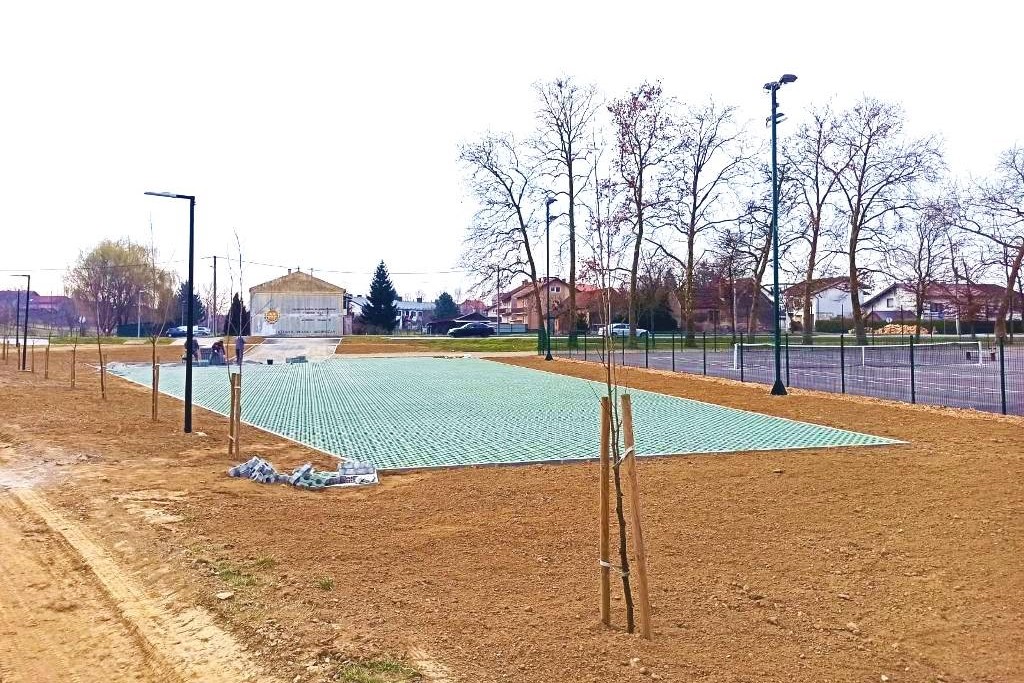 Izgradnja parkirališta u sklopu teniskih terena