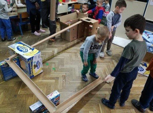 Stvaranje kosina pedagoški neoblikovanim materijalom