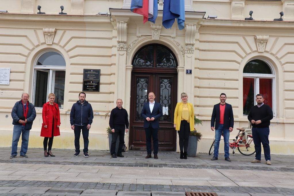 Mišel Jakšić i njegov tim za lokalne izbore u Koprivnici