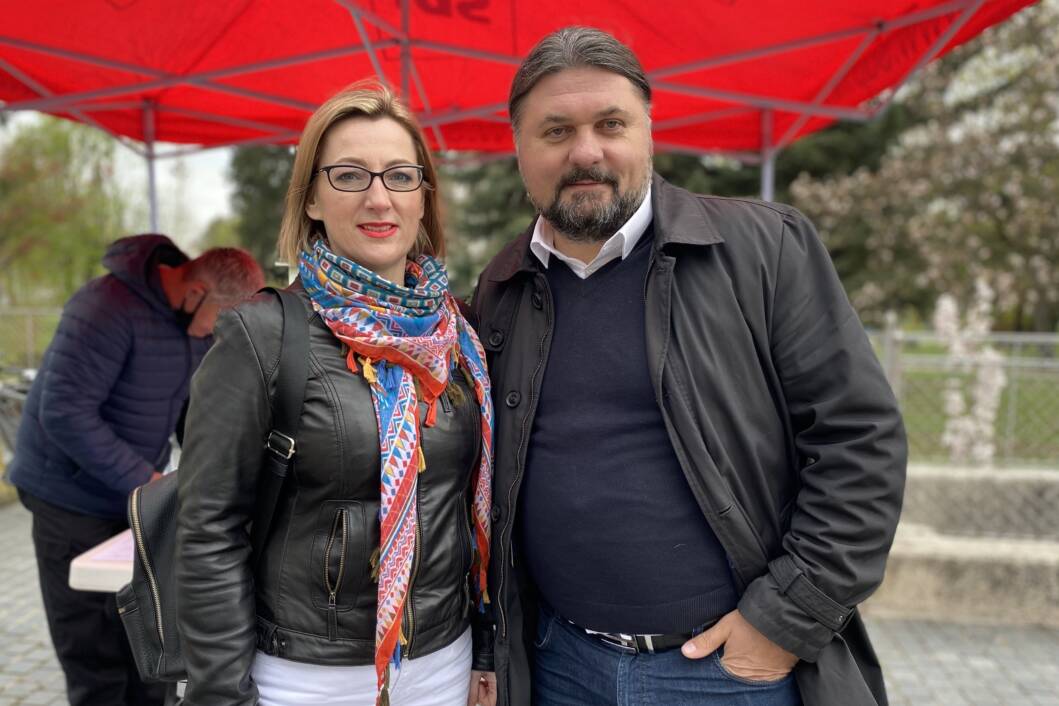 Sandra Sinjeri i Mladen Kešer, SDP-ovi kandidati za zamjenicu i župana Koprivničko-križevačke županije