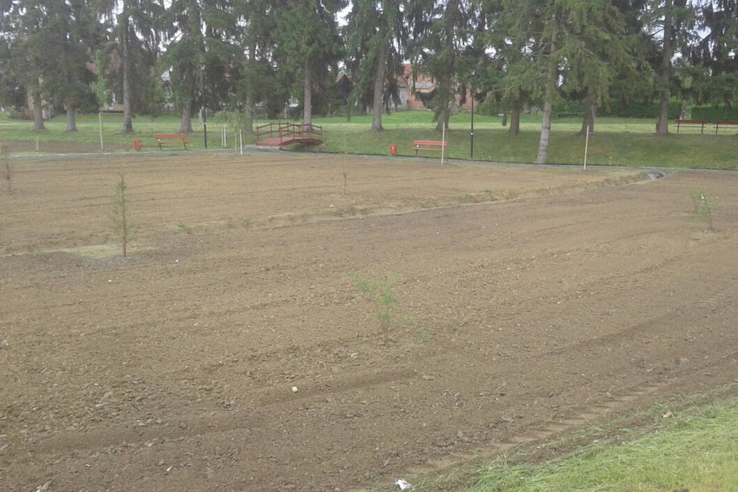 Novouređeni park u Subotici Podravskoj